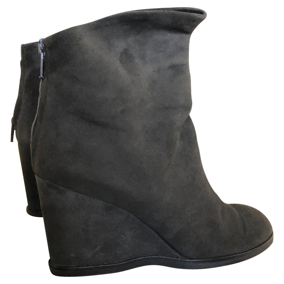 Marc Cain Ankle boots Suede in Brown