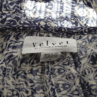 Velvet Top avec motif