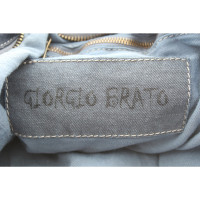 Giorgio Brato Leather Hopper in Blue