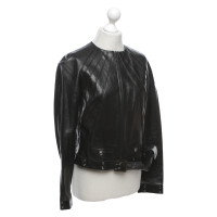 Christian Dior Leather jacket with tuck