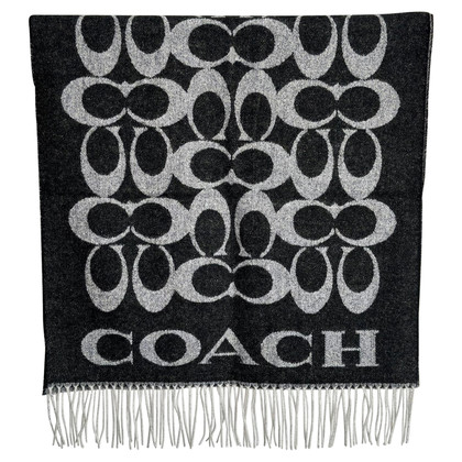 Coach Schal/Tuch aus Wolle in Schwarz
