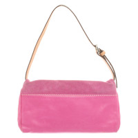 Abro Clutch Bag Suede in Pink