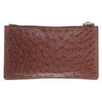 Max Mara Ostrich leather wallet