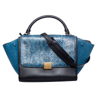 Céline Tote bag Leather in Blue