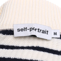 Self Portrait Pullover mit Streifenmuster