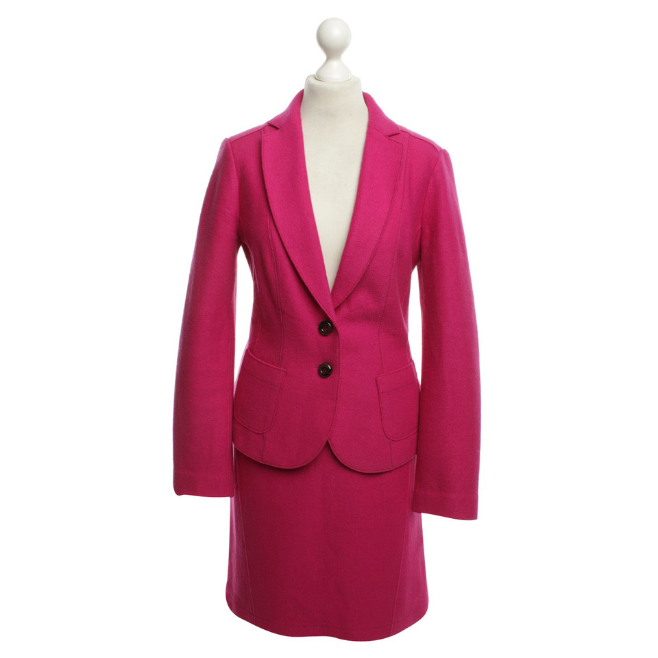 Marc Cain Wool costume in Magenta