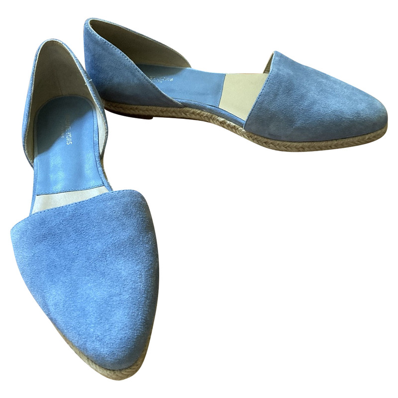 michael kors blue suede shoes