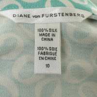 Diane Von Furstenberg Wrap top with geometric pattern