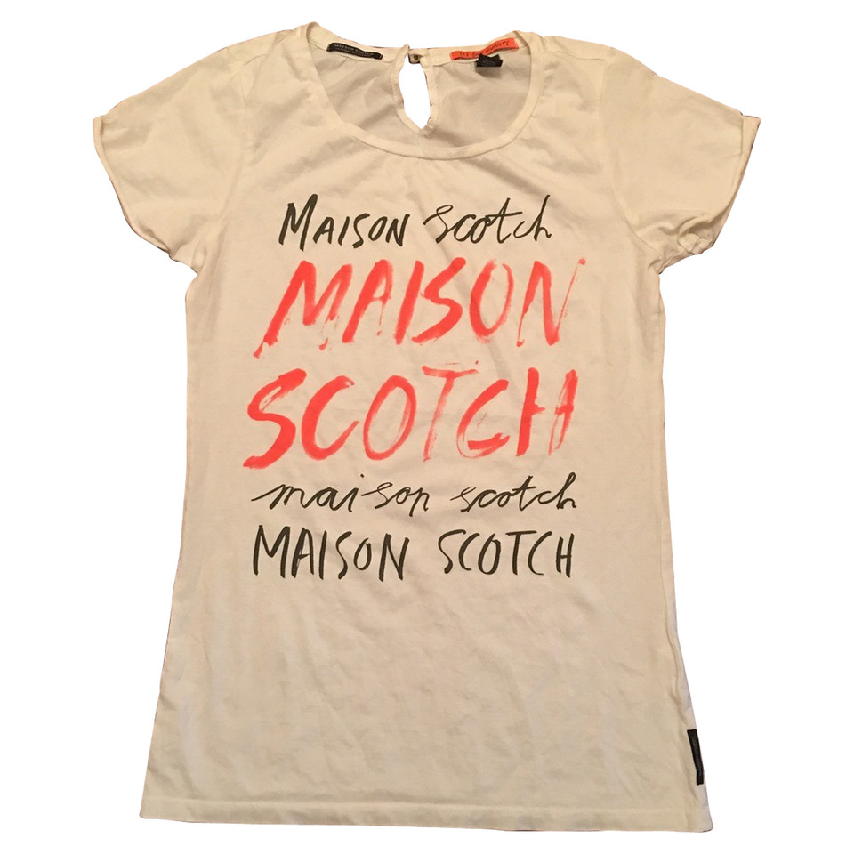 Maison Scotch Top Cotton in White