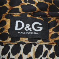 Dolce & Gabbana Bluse mit Animal-Print