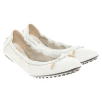 Tod's Slippers/Ballerinas Leather in Cream