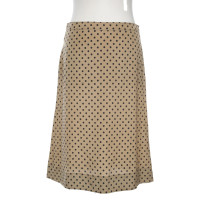 Prada skirt and blouse with dot pattern
