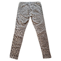Current Elliott Skinny jeans met luipaardprint