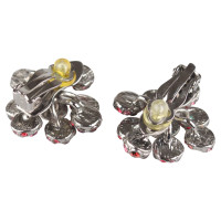 Louis Vuitton  1001 Nuits Crystal Clip On Earrings