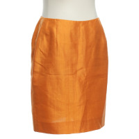 Donna Karan Skirt Silk in Orange