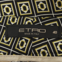 Etro Pantalon avec motif imprimé