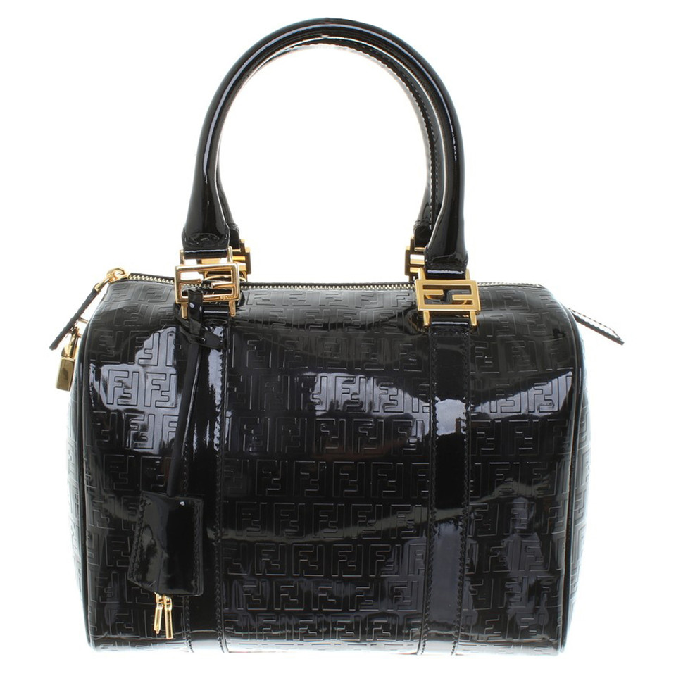 Fendi "Baulotto Forever Zucca Bag" made of leaking leather