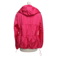 Moncler giacca impermeabile sottile in rosa
