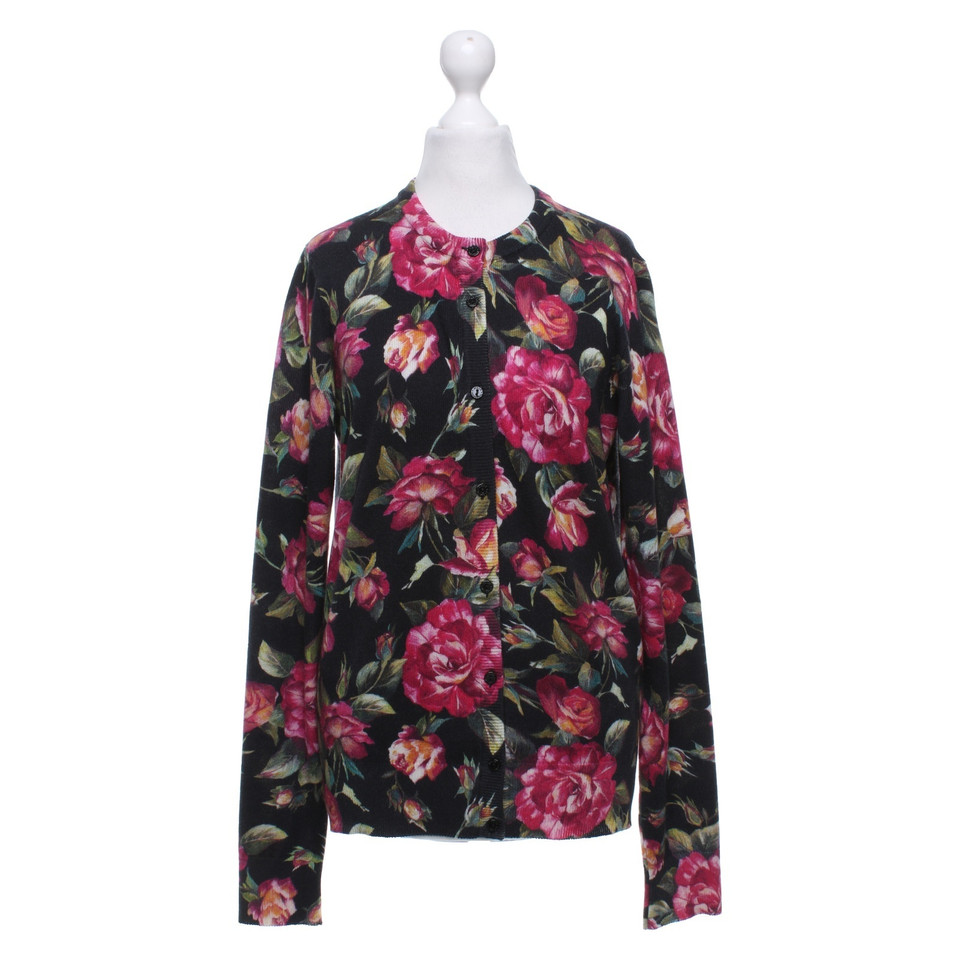 Dolce & Gabbana Jas met rozenpatroon