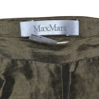 Max Mara pantaloni lino e seta