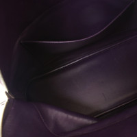 Hermès Bolide 35 aus Leder in Violett