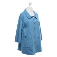 Chanel Giacca/Cappotto in Cotone in Blu