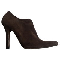 Christian Dior Bottines en Daim en Marron