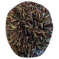Prada Cappello in lana con frange