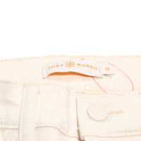 Tory Burch Trousers Cotton in Beige