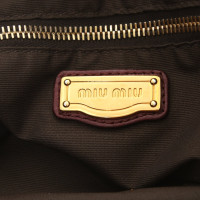 Miu Miu Schultertasche aus Leder