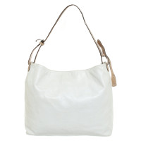 Andere Marke Handtasche aus Leder in Weiß