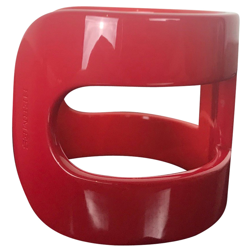 Hermès Armband Hout in Rood