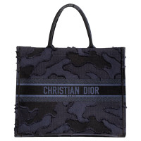 Christian Dior Book Tote Canvas in Blauw