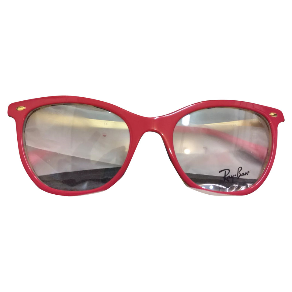 Ray Ban Lunettes en rouge