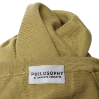 Philosophy Di Alberta Ferretti Pull jaune-vert