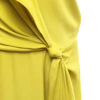 Diane Von Furstenberg Robe en soie jaune