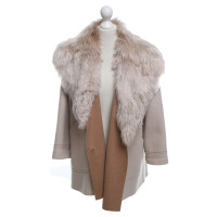 Agnona Jacket with alpaca fur trim
