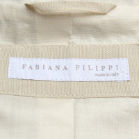 Fabiana Filippi trench-coat à la crème