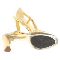 Diane Von Furstenberg Golden sandals