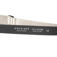 Twin Set Simona Barbieri Leather belt in grey