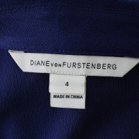 Diane Von Furstenberg Wickelkleid in Lila/Blau