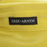 Iris Von Arnim Oberteil aus Seide in Gelb