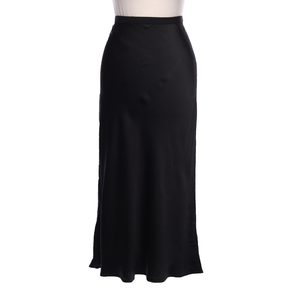 Anine Bing Skirt Silk in Black