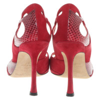 Jimmy Choo Peeptoes in rood