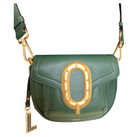 Lancel Romane Saddle Bag Leather in Green