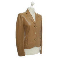 Loewe Leerblazer in beige