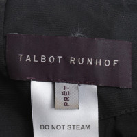 Talbot Runhof Kleid in Silberfarben