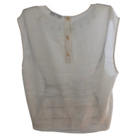 Giorgio Armani Top Silk in Cream