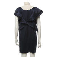 Lanvin For H&M Kleid aus Seide in Blau