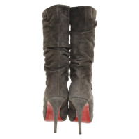 Christian Louboutin Boots Suede in Grey